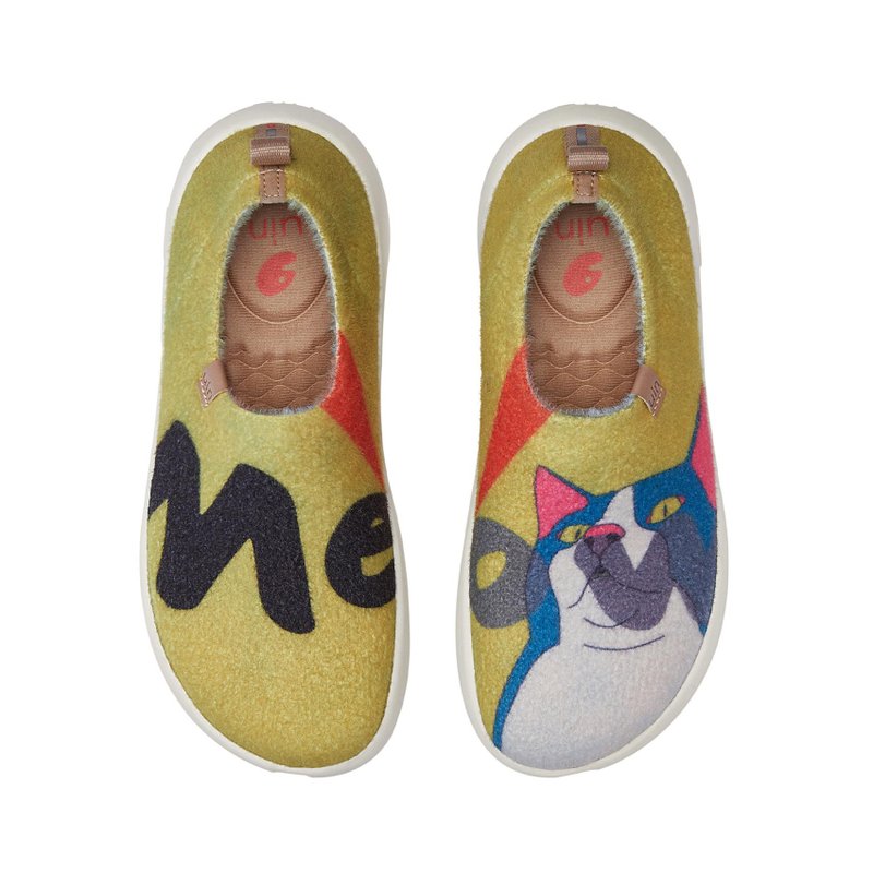 [Uin] Spanish original design | Playing cute cats 2 Toledo 7 painted casual women's shoes - Women's Casual Shoes - Other Materials Multicolor