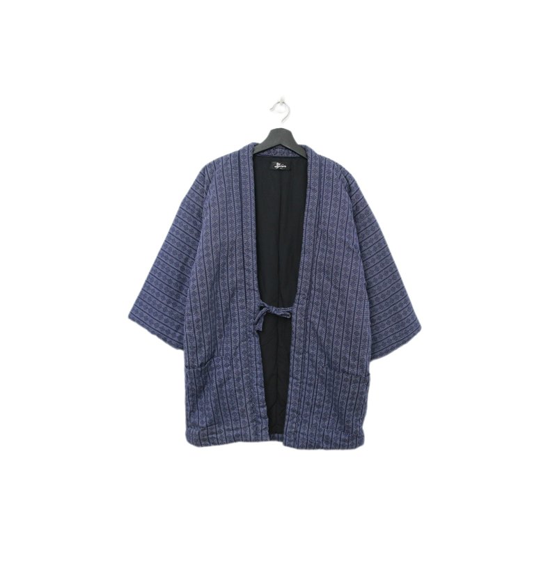 Back to Green-日本帶回袢天pt-03條紋滿版菱形/vintage - 睡衣/居家服 - 棉．麻 