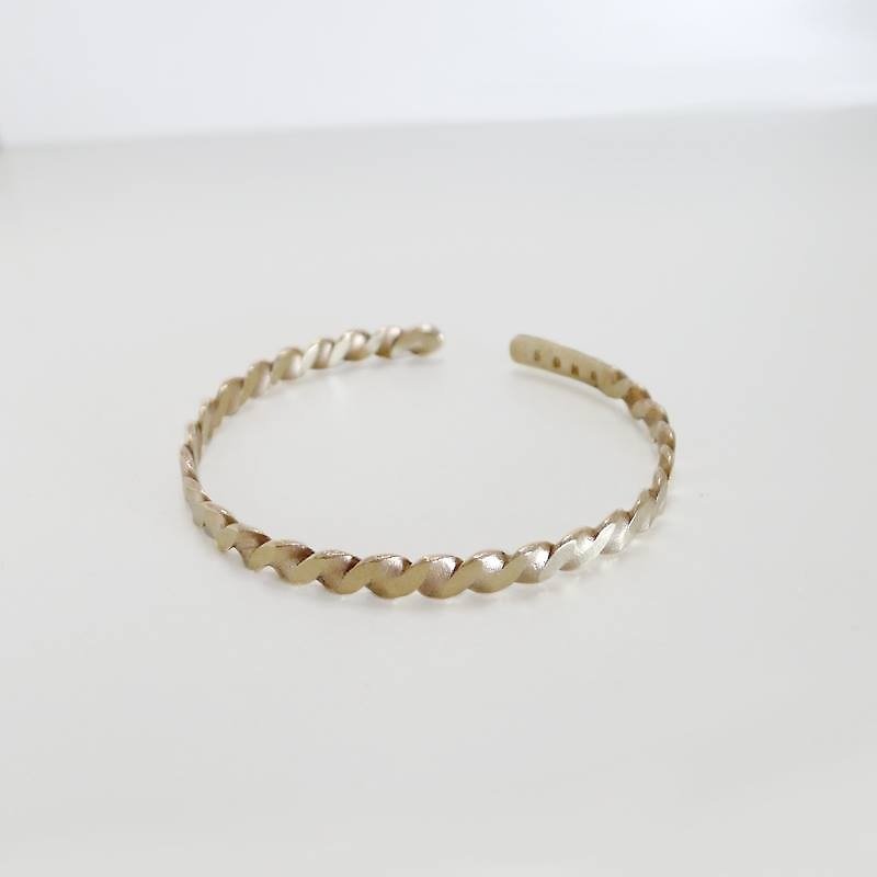 Wave bracelet Bronze - Bracelets - Other Metals Gold