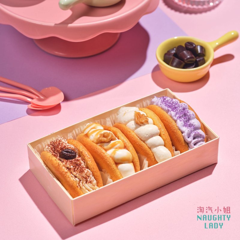 [Miss Taoqi] Push-Up Roll (Comprehensive Taste)-Ximen Popular Internet Celebrity Dessert - Cake & Desserts - Fresh Ingredients Pink