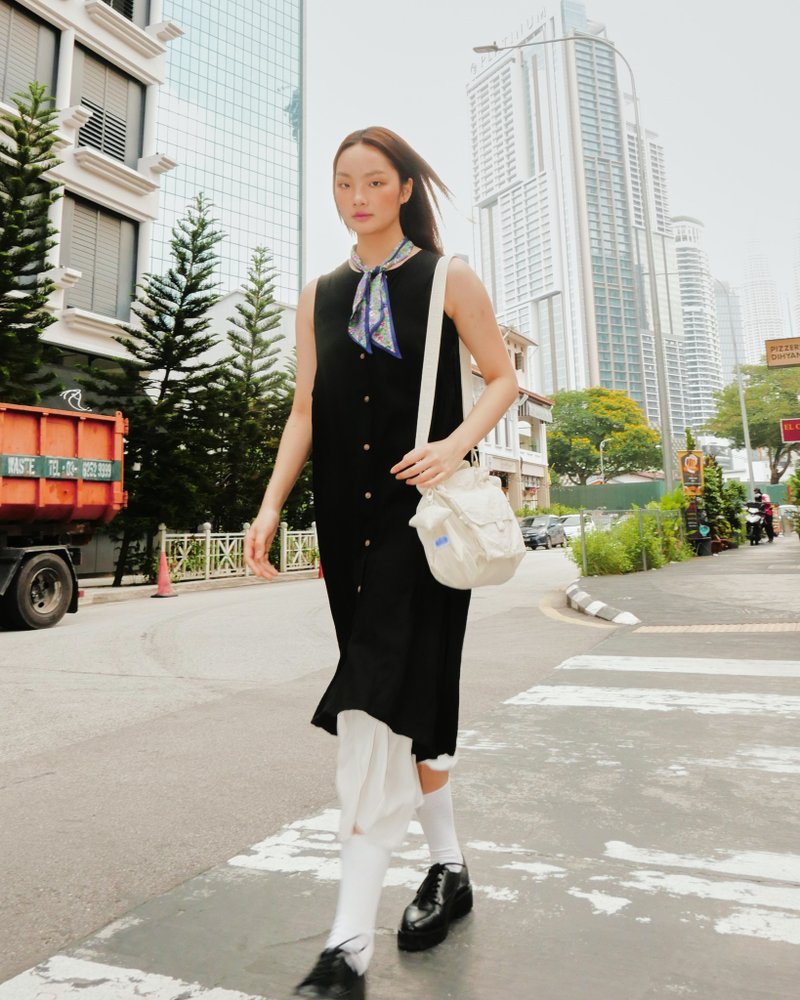 【禮物】No.8 City Bag—Ivory 乳白  (Edition 1.5) - 側背包/斜背包 - 尼龍 