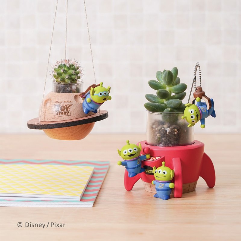 [Graduation gift three-eyed monster succulent pot] Disney Disney Toy Story without plants - Plants - Other Materials Multicolor