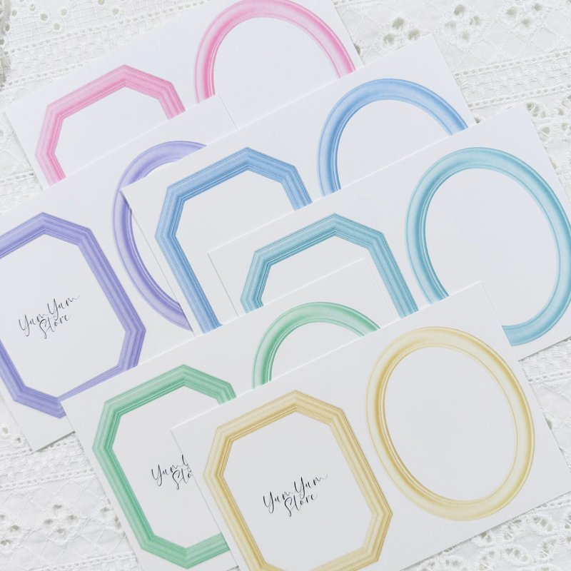 Simple frame papers - 貼紙 - 其他材質 