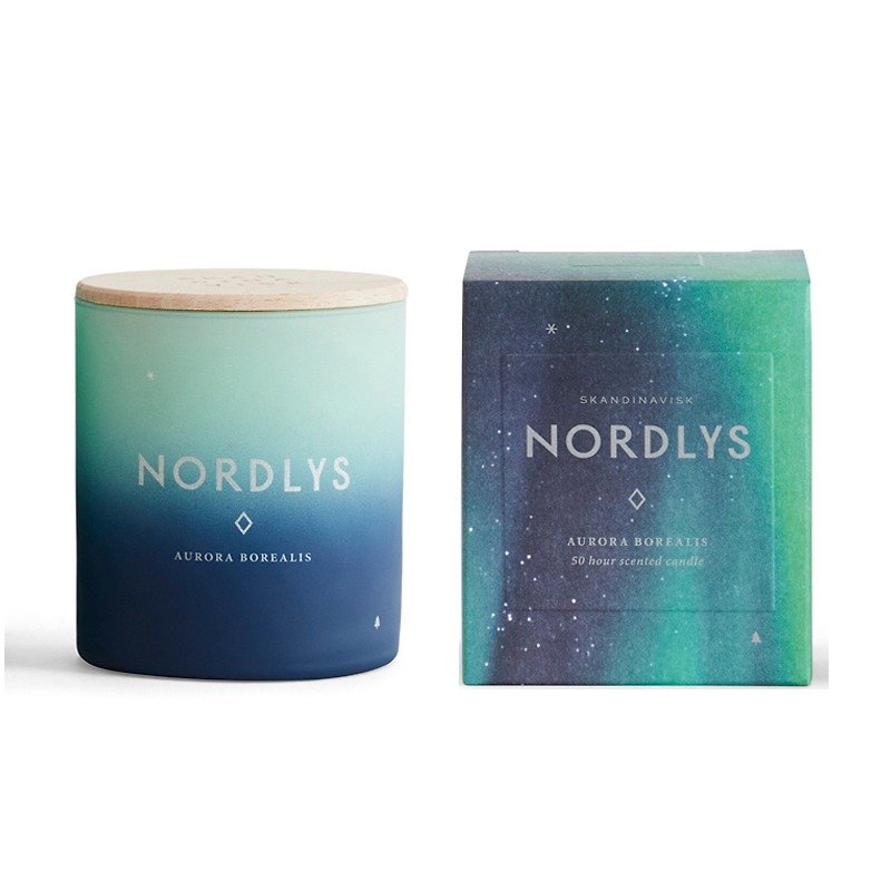 [Denmark Skandinavisk Fragrance] NORDLYS Aurora Stardust Scented Candle - เทียน/เชิงเทียน - ขี้ผึ้ง หลากหลายสี