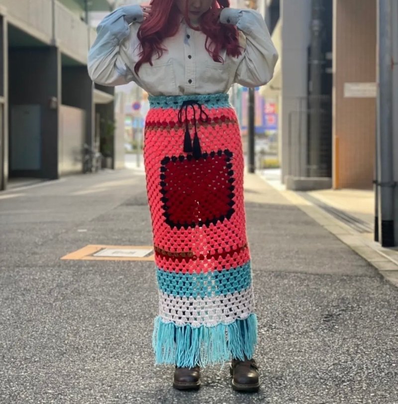 グラニースカート - スカート - その他の素材 