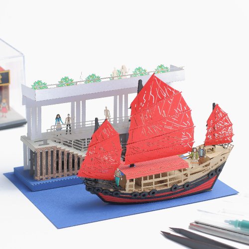 FingerART 指の藝 鴨靈號 尖沙咀碼頭 FingerART紙藝術模型 香港文化系列(HK-5815)