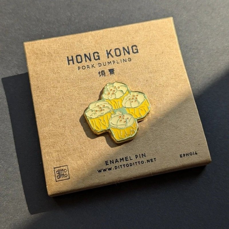 燒賣別針 - 徽章/別針 - 其他材質 金色