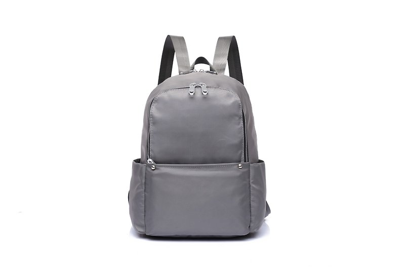 經典後背包/旅行背包/學生書包 男女通用-多色可選 #1054 - 背囊/背包 - 防水材質 灰色