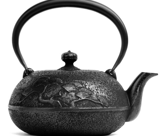 南部鉄器 鉄瓶 9型姥口アラレ 1.1L 直火用[鉄瓶 ガス対応 直火用
