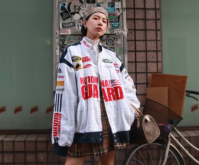 Fatty bone /// NATIONAL GUARD electric embroidery racing jacket