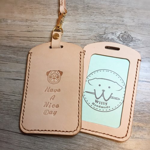 Willy Handmade 【客製】皮革證件套/悠遊卡/卡套/卡夾/卡包/證件套/ 客製化禮物