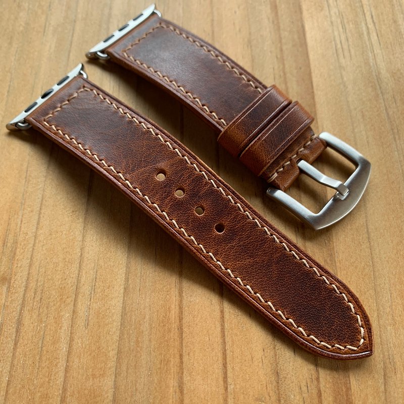 leather watch strap, custom made apple watch