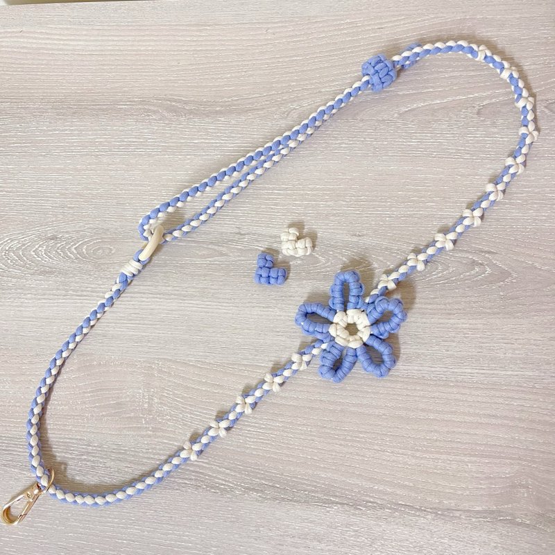 Sakura style adjustable mobile phone strap - เชือก/สายคล้อง - ผ้าฝ้าย/ผ้าลินิน 