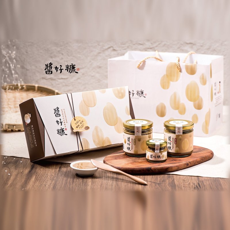 【好糠產品】雲林十大伴手禮-醬好糠禮盒組 - 果醬/抹醬 - 其他材質 卡其色