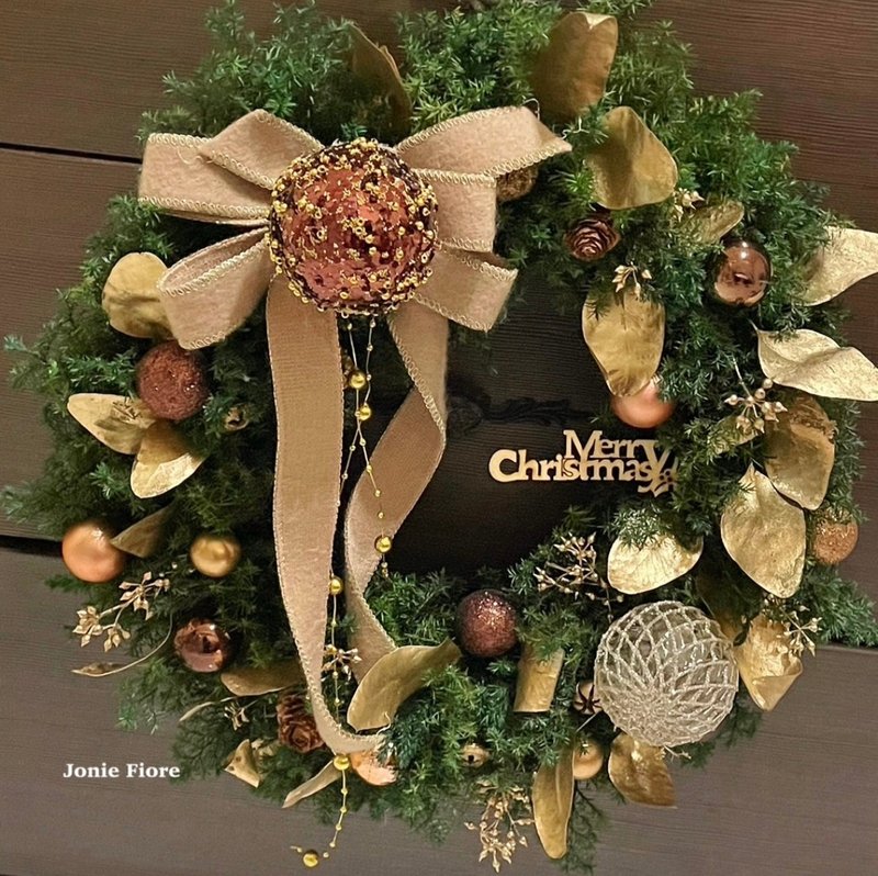 Everlasting Cedar Christmas Wreath - Dried Flowers & Bouquets - Plants & Flowers Brown