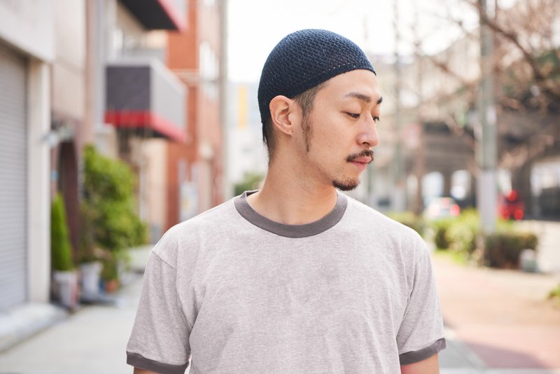 麻 無縫製 ストレッチ イスラムワッチ | メンズ レディース ラミー ヘンプ リネン HEMP イスラム 帽子 イスラム帽 キャップ 日本製 - 帽子 - 棉．麻 