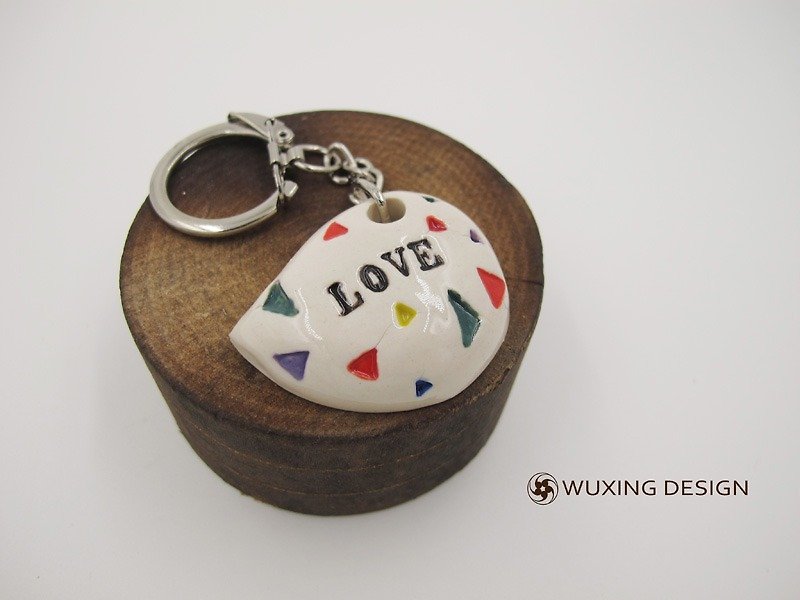 [Five Elements Chuangyi]- Dialog box shape key ring - Keychains - Other Materials Multicolor