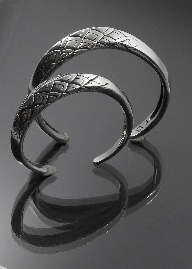 -Hidden-Pair Bracelet/Bracelet Bracelet - Bracelets - Sterling Silver Silver