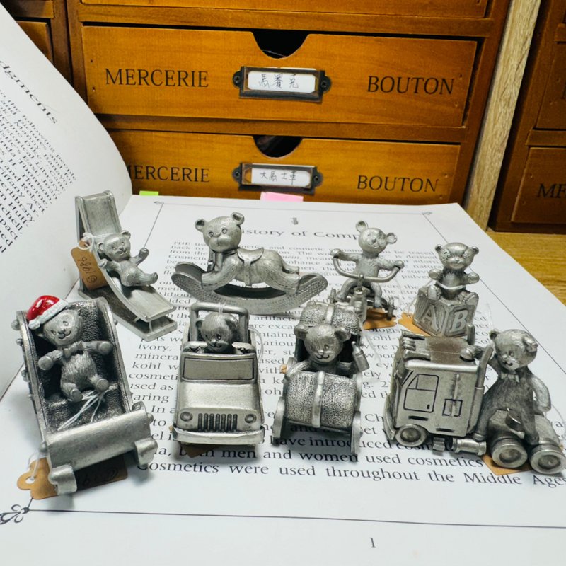 1980s Bear Series Ornaments - อื่นๆ - โลหะ 