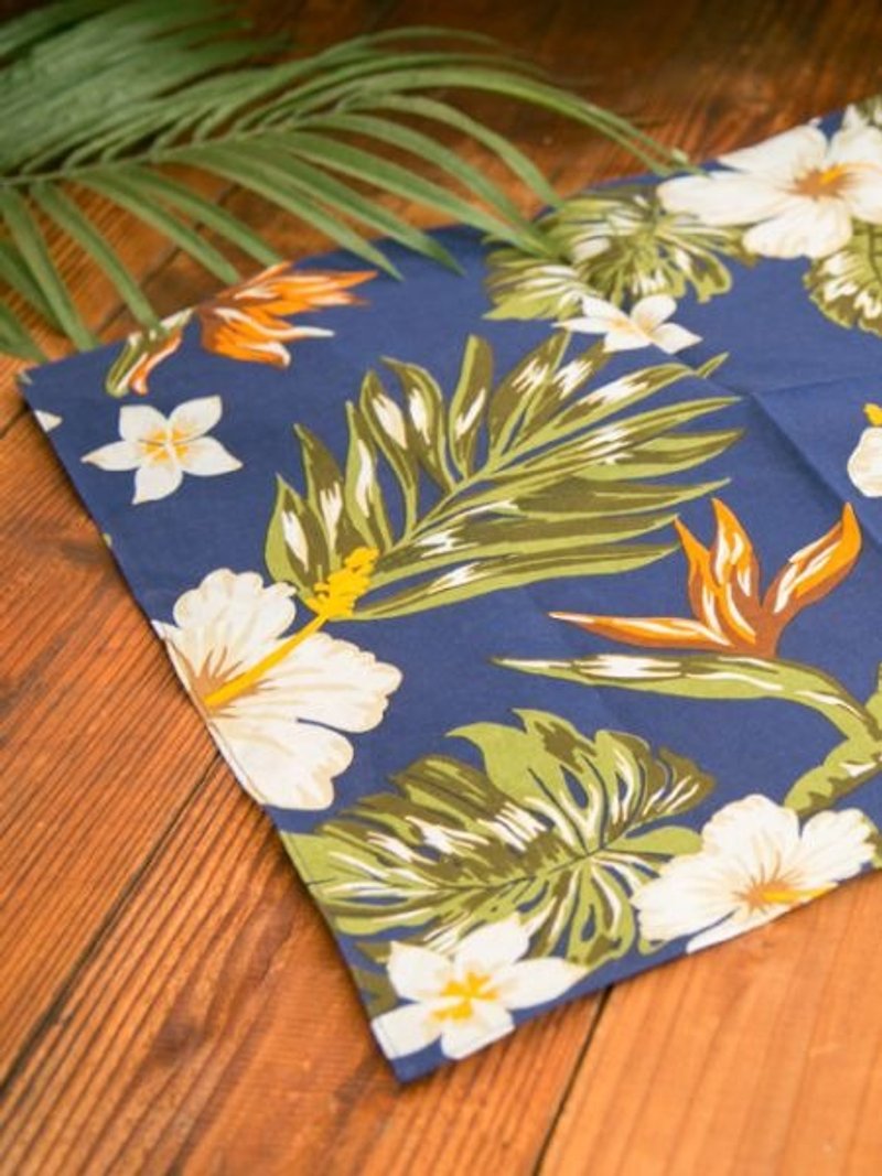【Pre-order】 ✱ retro floral scarf ✱ (two-color) - Other - Cotton & Hemp Multicolor