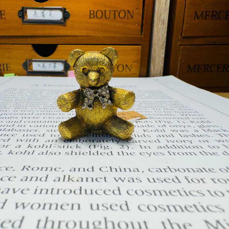 Max Factor  小熊香膏盒 - 其他 - 其他金屬 