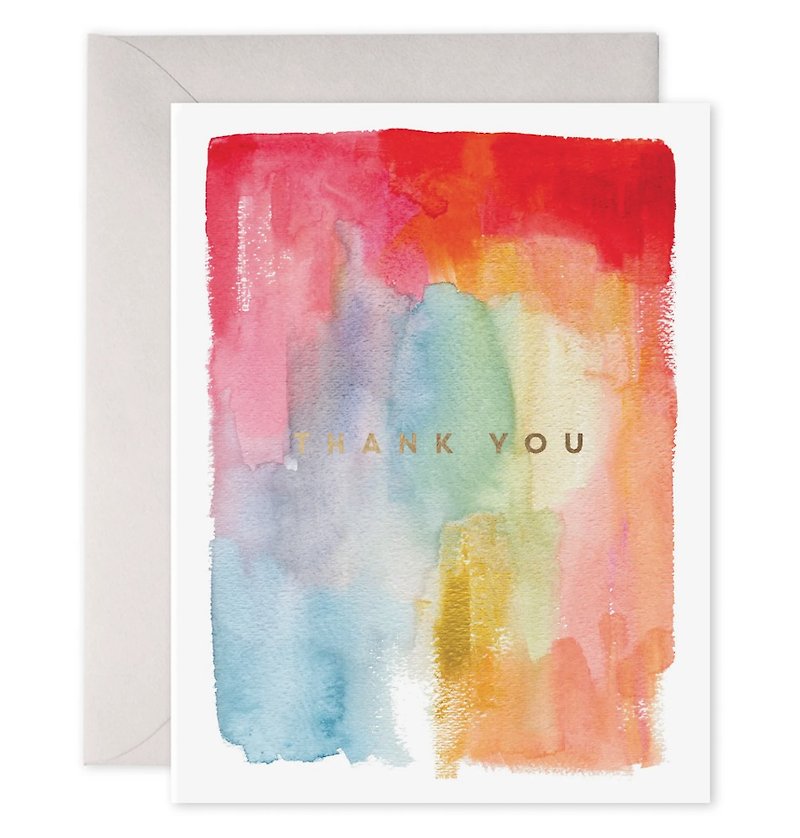 Color gradient thank you card - การ์ด/โปสการ์ด - กระดาษ 