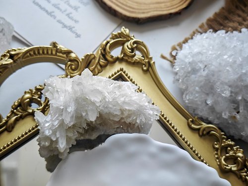 zen crystal jewelry 礦石水晶 四川菊花晶簇|花般晶體|淨化消磁|美的擺設|淨化環境