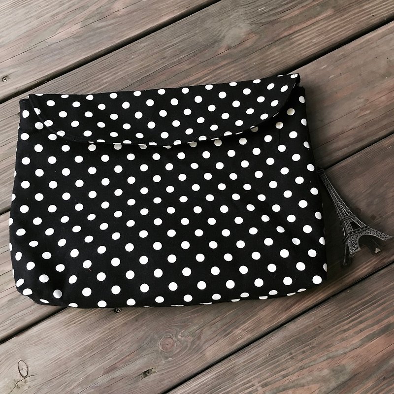 Shuiyu little 13-inch Notebook Case - เคสแท็บเล็ต - ผ้าฝ้าย/ผ้าลินิน สีดำ