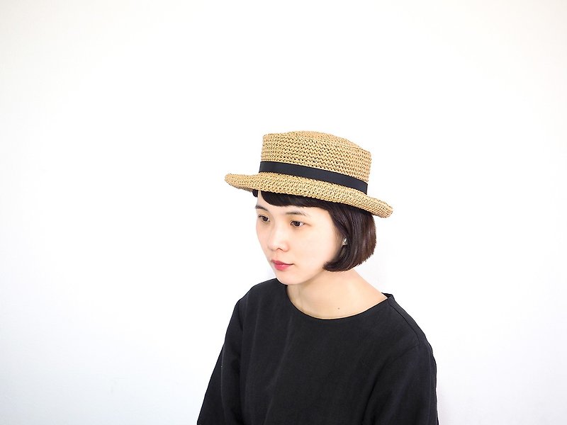 KIKONO帽子【Sara】 - 帽子 - 其他材質 咖啡色