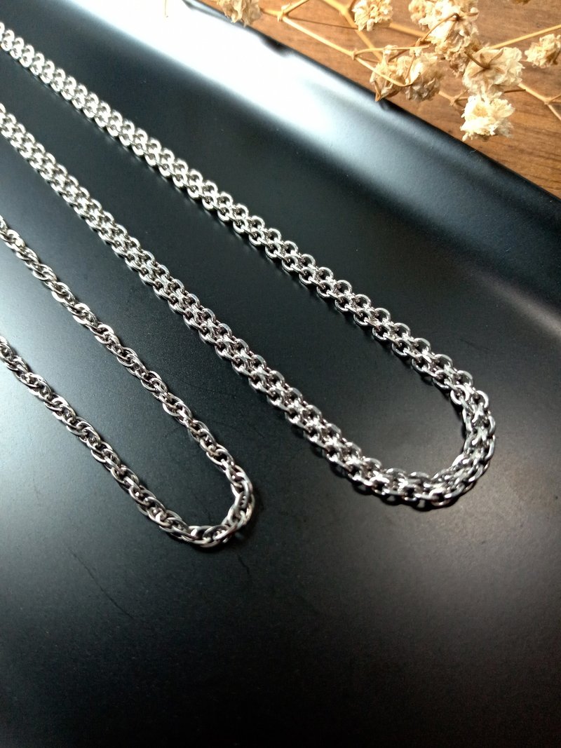 補運費商品 - | 加購18A04 | 玉墜&玉釦 隨機不鏽鋼鍊-粗20英吋(約50.8cm) - 非實體商品 - 其他材質 