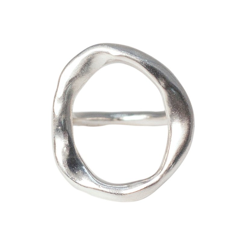 Grande O Ring/ Sterling Silver Ring - General Rings - Other Metals Silver