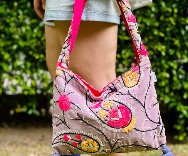 Floral side bag online