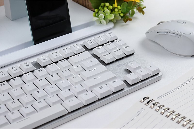 irocks K83BR-cross-platform three-mode aluminum alloy mechanical keyboard white - Computer Accessories - Other Materials 