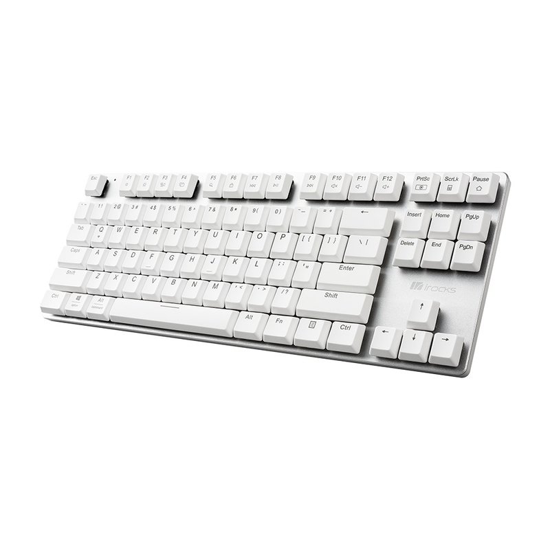 irocks K83BR-跨平台三模鋁合金機械鍵盤 白色 - 電腦配件 - 其他材質 