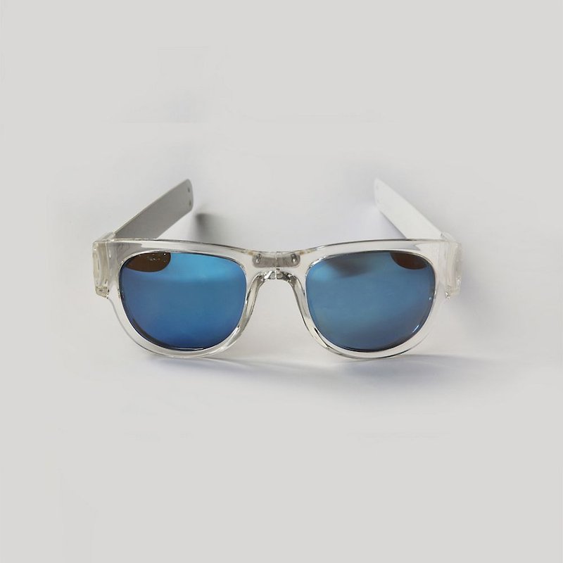 New Zealand SlapSee Pro Polarized Sunglasses-Clear Sky Blue - Glasses & Frames - Silicone Black