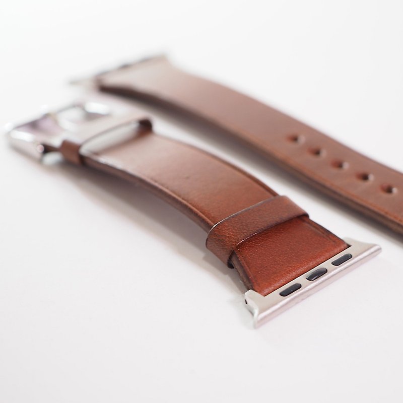 Apple Watch Strap 42mm - Brandy Brown - Watchbands - Genuine Leather Brown