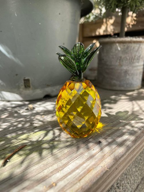新ファッションクリスタルパイナップルクリスタルガラス工芸文鎮風水家の装飾の装飾誕生日クリスマスギフト クリスタル フルーツ パイナップル｜和食器通販｜織部 Online Store