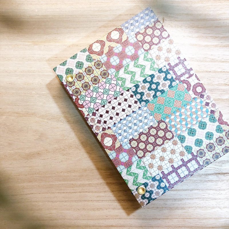 Taiwan Classic Floor Tiles - A6 Handmade Journal Book - สมุดบันทึก/สมุดปฏิทิน - กระดาษ 