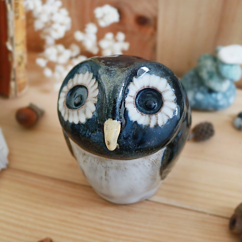 Big owl - 2 - Items for Display - Pottery 