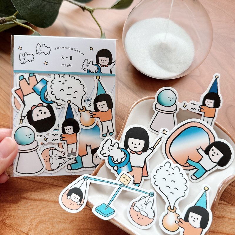 Magic - Medium Sticker Set 5-8 - สติกเกอร์ - กระดาษ หลากหลายสี