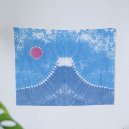 蚤操染織 Fleacise 富士山 風景掛布/客製化尺寸/職人手工渲染