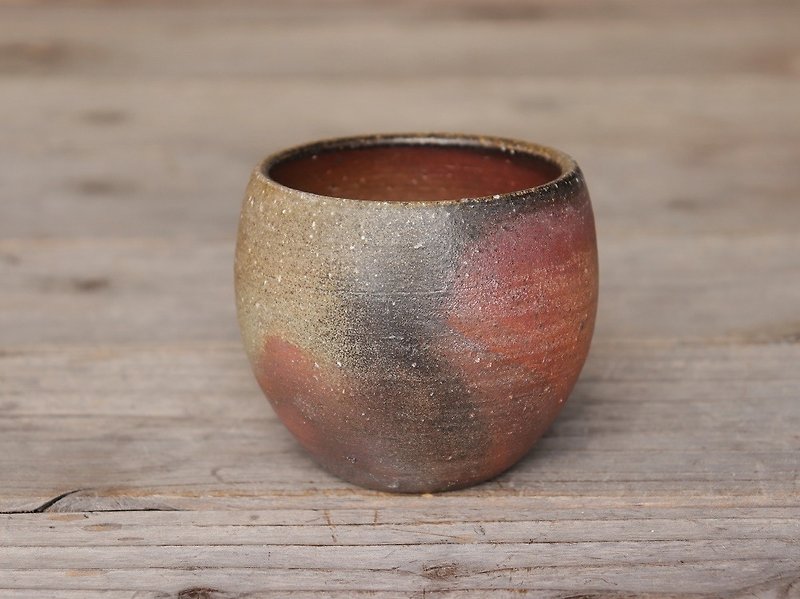 Bizen free cup (medium) f1 - 038 - Cups - Pottery Brown