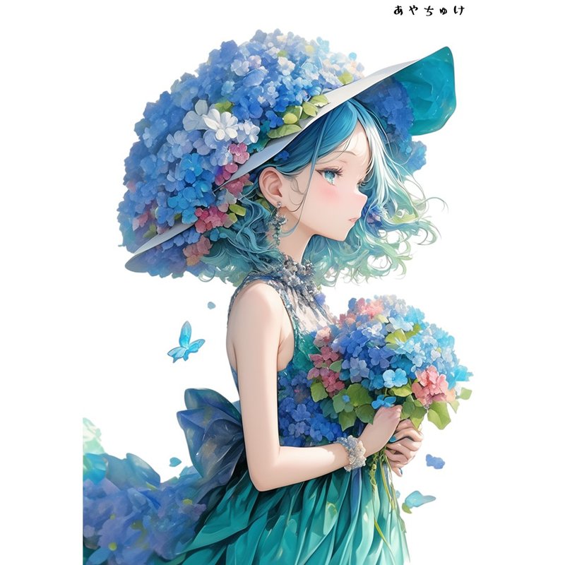 【6月中旬新作】07-096-0125 コラージュステッカー - 貼紙 - 紙 