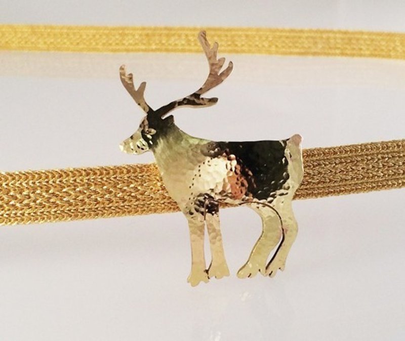 Reindeer ☆ Brass forged band clasp - อื่นๆ - วัสดุอื่นๆ 