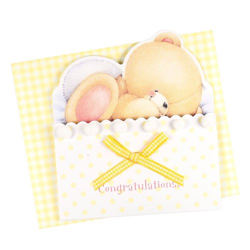 205剪刀石頭紙 哈囉 寶貝【Hallmark-ForeverFriends-立體卡片 寶貝賀喜】