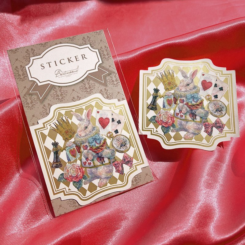 ダイカットステッカー　Let's go to Wonderland! - 貼紙 - 紙 