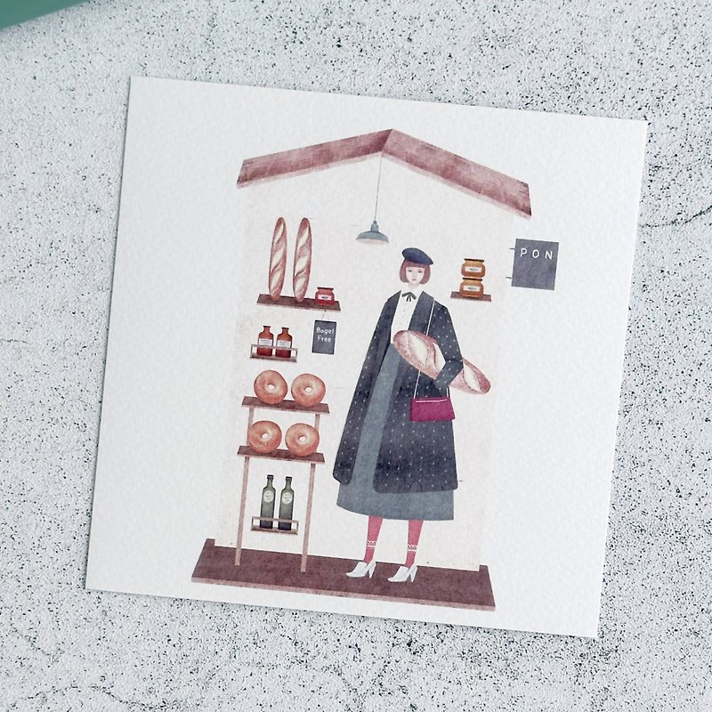 Postcard | PON Bread Store - การ์ด/โปสการ์ด - กระดาษ 