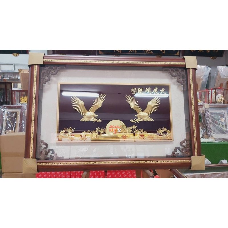 匾額 大展鴻圖 開幕禮物 升遷送禮 退休賀禮 喬遷禮物 退伍禮品 - 其他 - 其他材質 金色