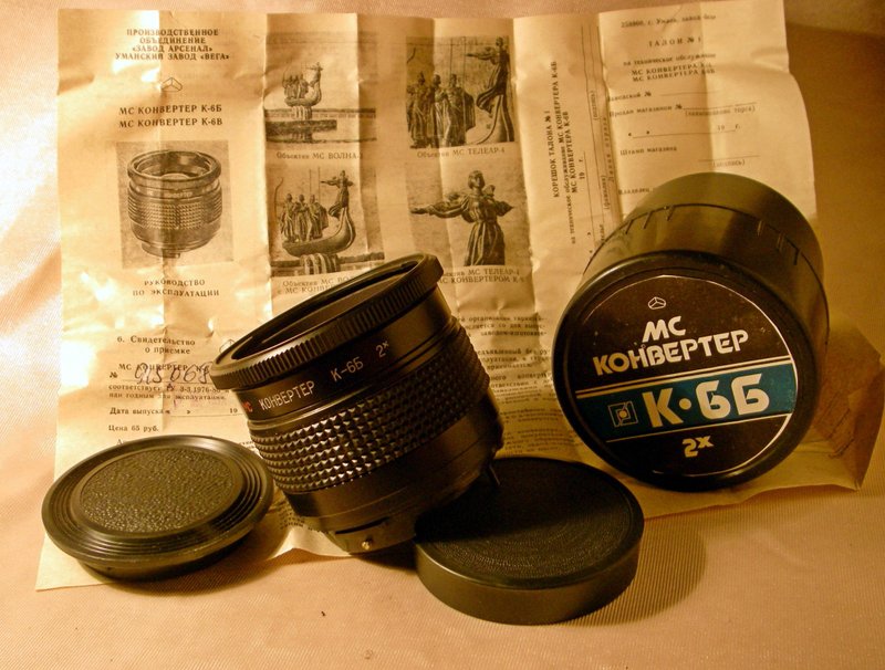 MC K-6B 2x 鏡頭遠攝附加倍鏡適用於 Pentacon-6 Kiev-6S Kiev-60 - 相機/拍立得/底片相機 - 玻璃 
