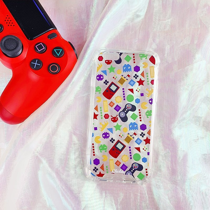 Painted four-corner air cushion anti-fall mobile phone case [Game World] - Phone Cases - Plastic 